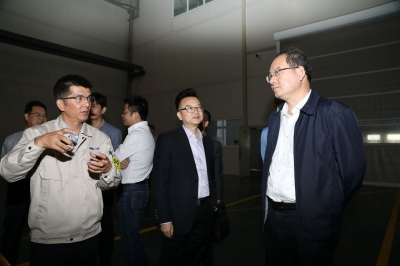 2017年10月25日浙江省委副秘书长、省委办公厅主任考察3118云顶集团